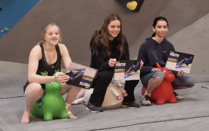 The Girls' podium being dominated by Parthian Squad members Kathrine, Amelie and Amrita in 1st, 2nd and 3rd.